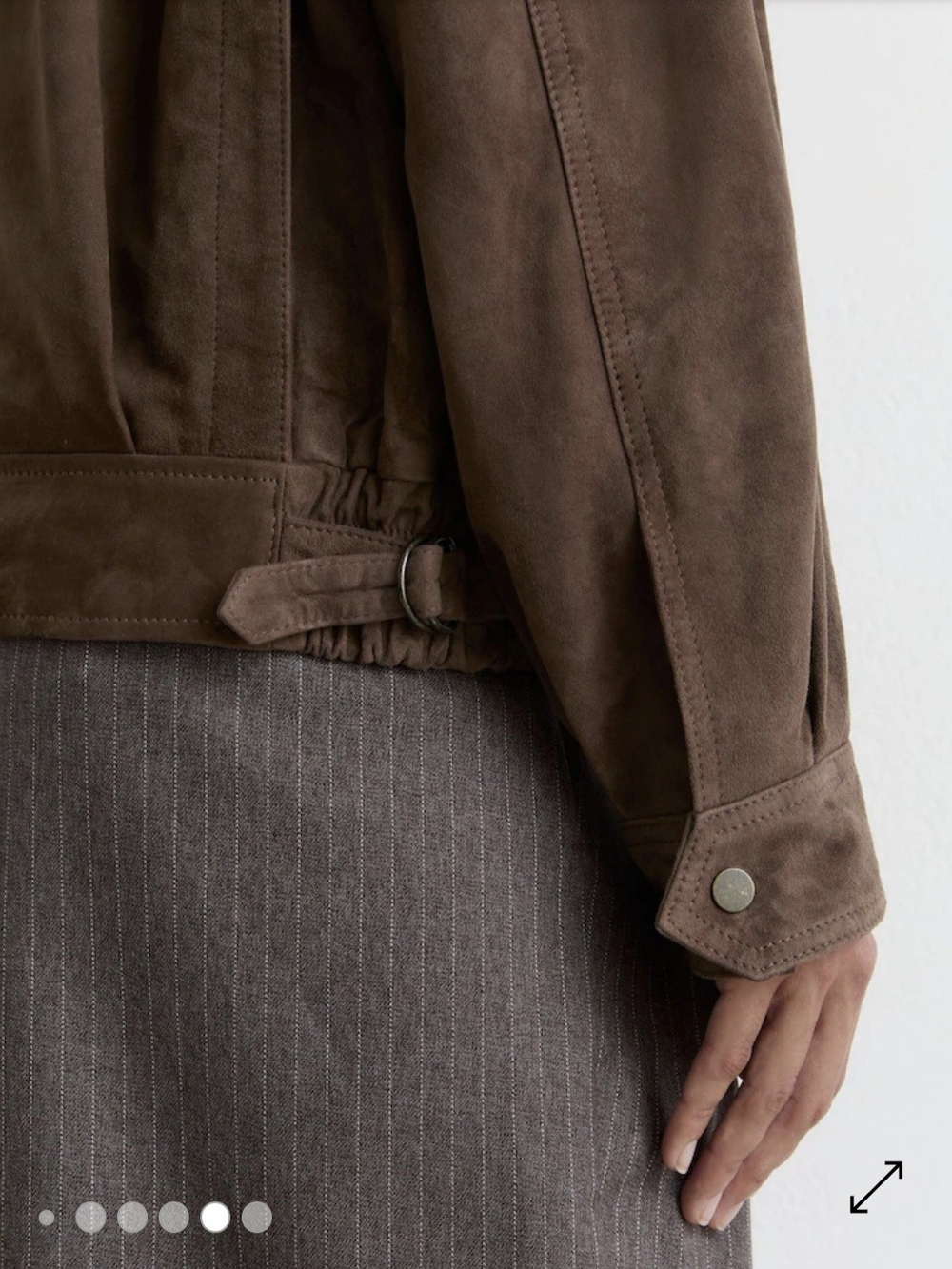 Reiss Cooper Suede Relaxed Fit Jacket 4 $895 - Picture 9 of 15